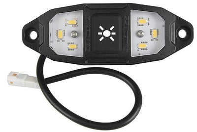 Dome Light With Billet Screw In Mount For 1.75” Tube