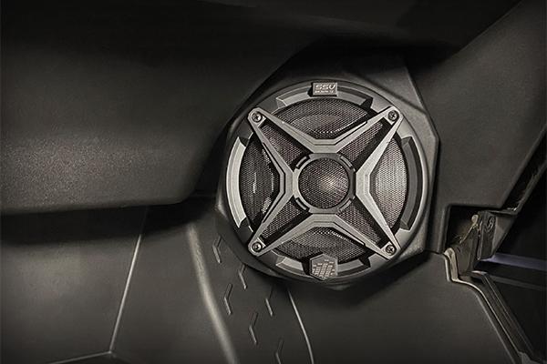 Plug-&-Play 6.5" Front-Kick Speaker-Pods Add-ons for SSV CanAm X3 Audio-Kits