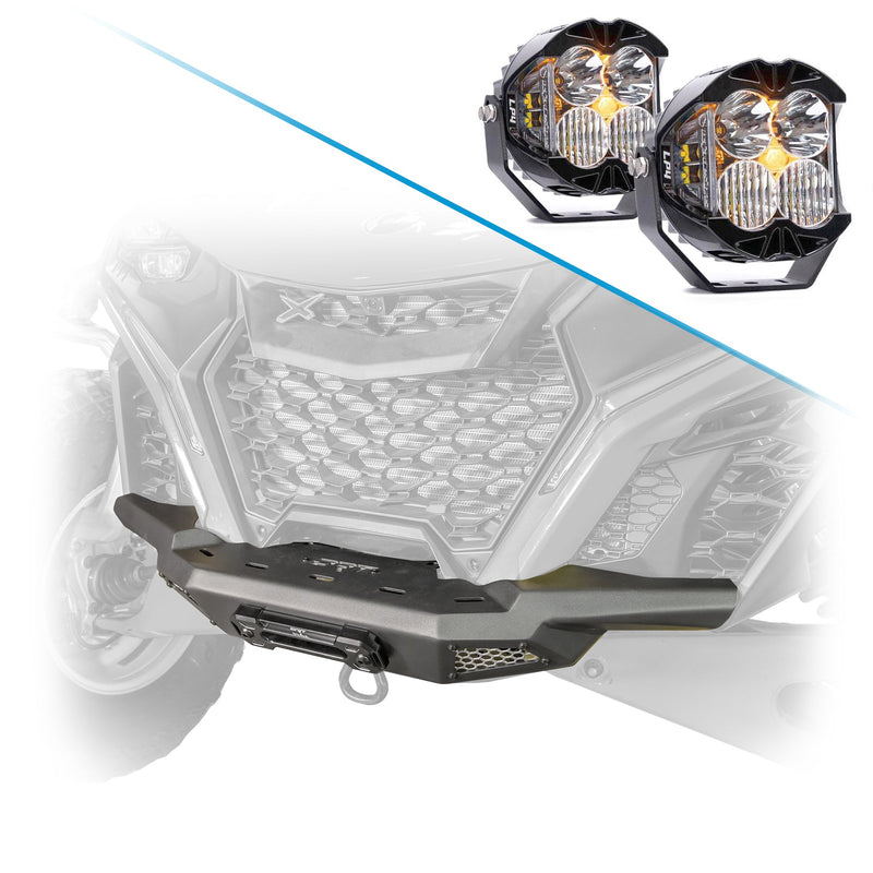 DRT Can - Am 2024+ Maverick R Front Bumper - Rugged Terrain
