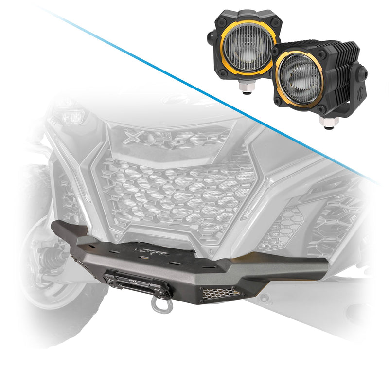 DRT Can - Am 2024+ Maverick R Front Bumper - Rugged Terrain