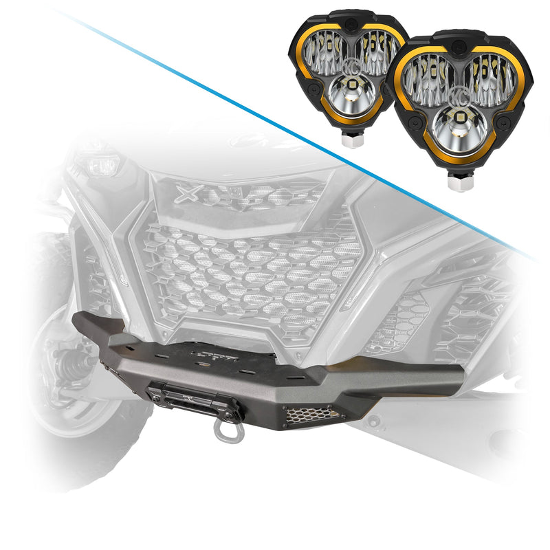 DRT Can - Am 2024+ Maverick R Front Bumper - Rugged Terrain
