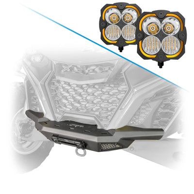 DRT Can - Am 2024+ Maverick R Front Bumper - Rugged Terrain