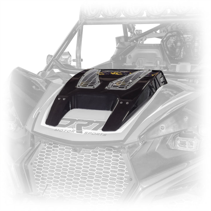 DRT Can - Am 2024+ Maverick R High Impact ABS Hood Scoop - Rugged Terrain