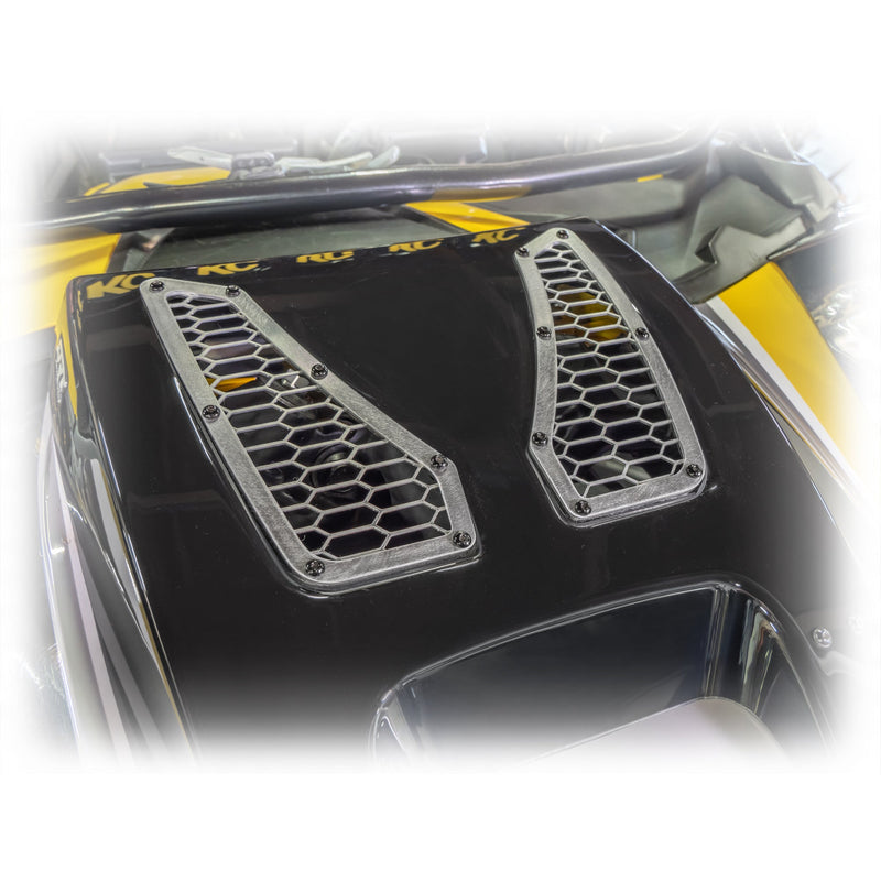 DRT Can - Am 2024+ Maverick R High Impact ABS Hood Scoop - Rugged Terrain