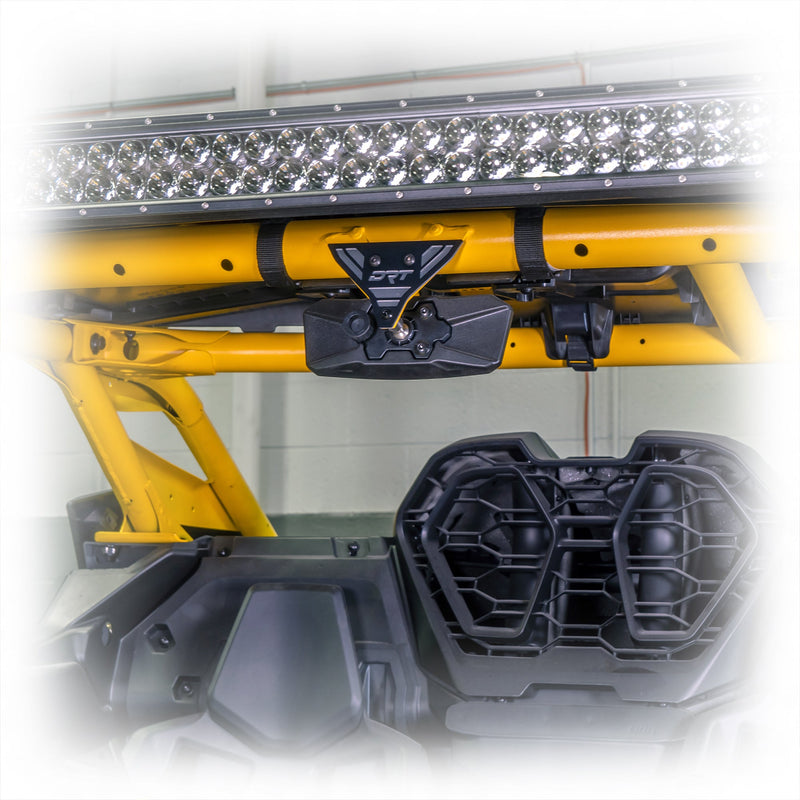 DRT Can - Am Maverick X3 / R Center Mirror Tab Cover Plate for OEM Cage - Rugged Terrain