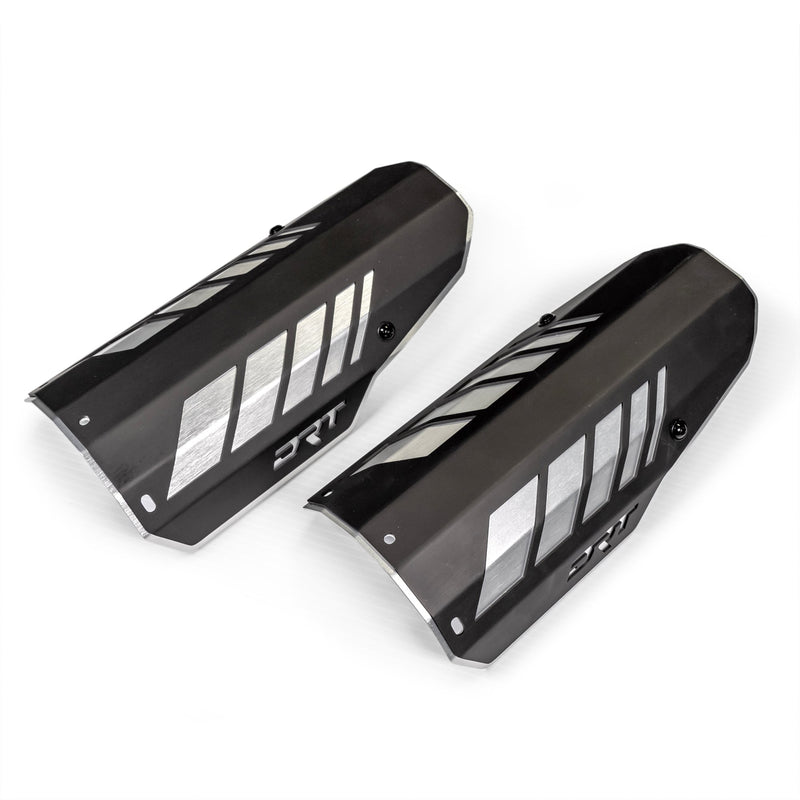 DRT Can - Am 2017+ Maverick X3/R Rear Aluminum Shock Guards - Rugged Terrain