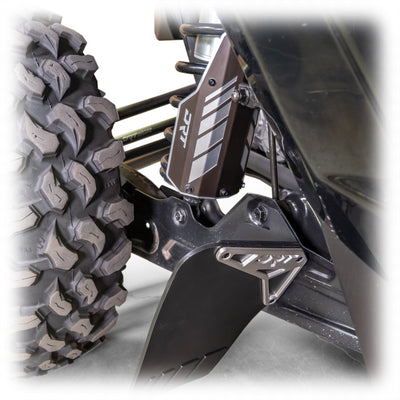 DRT Can - Am 2017+ Maverick X3/R Rear Aluminum Shock Guards - Rugged Terrain