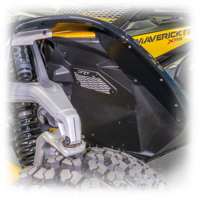 DRT Can - Am 2024+ Maverick R Front Aluminum Rock Guard Kit - Rugged Terrain