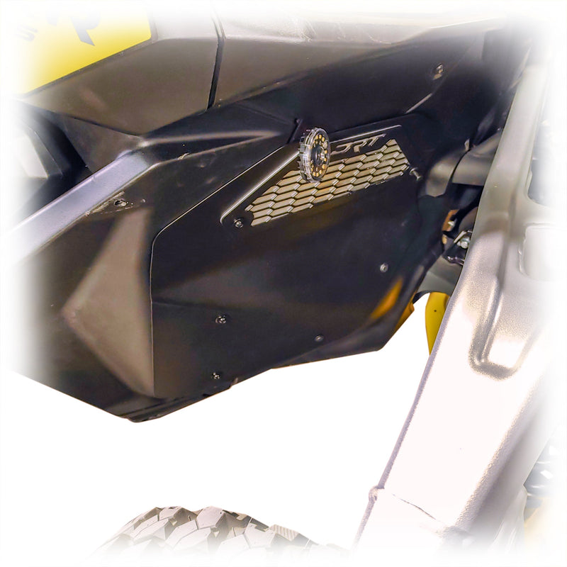 DRT Can - Am 2024+ Maverick R Front Aluminum Rock Guard Kit - Rugged Terrain