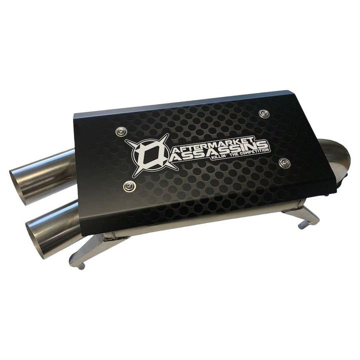 AA Stainless Slip - On Exhaust for RZR Pro XP / Turbo R - Rugged Terrain