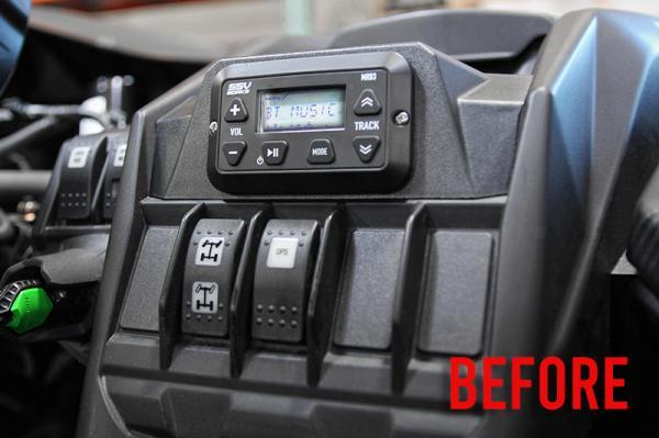 2017+ CanAm X3 JVC MR3 Media Receiver Plug - & - Play Kit - Rugged Terrain