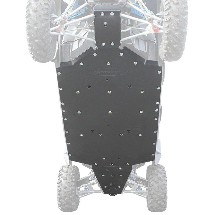 Factory UTV Polaris RZR 4 900 & 4 1000 UHMW Skid Plate - Rugged Terrain