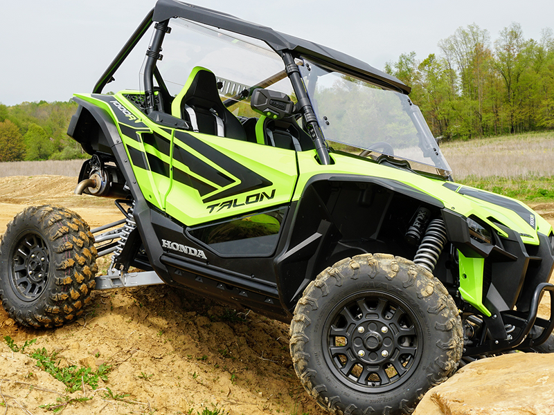 Spike Honda Talon Lower Door Inserts-Dark Tinted