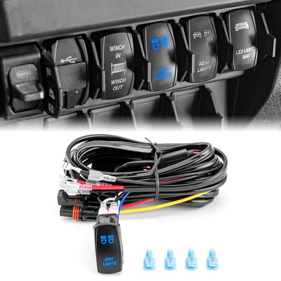 Polaris Pulse Bar Plug & Play Wiring Harness & Switch