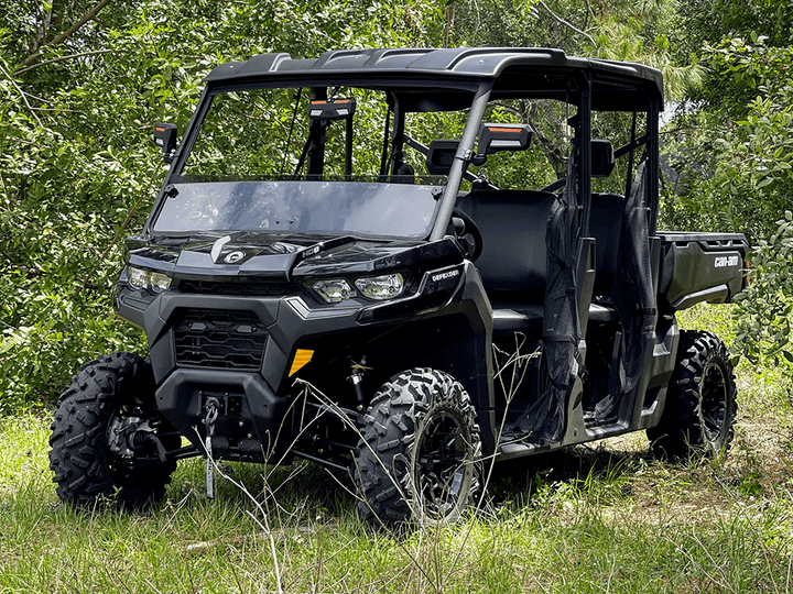 Spike Can - Am Defender Tinted Short Windshield - GP - Rugged Terrain