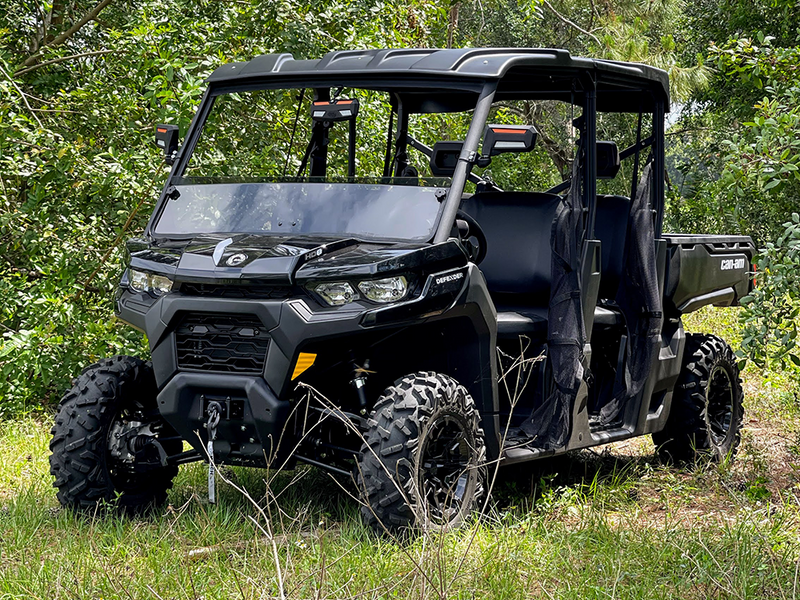 Spike Can Am Defender Tinted Short Windshield - GP