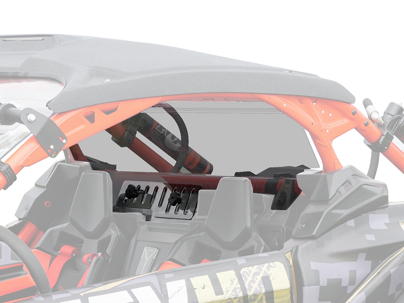 Spike CAN AM MAVERICK X-3 REAR TINTED/VENTED WINDSHIELD