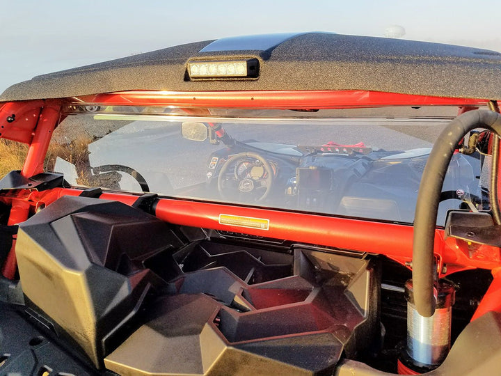 Spike Can - Am Maverick X3 Rear Shield With Sliding Vent - Rugged Terrain
