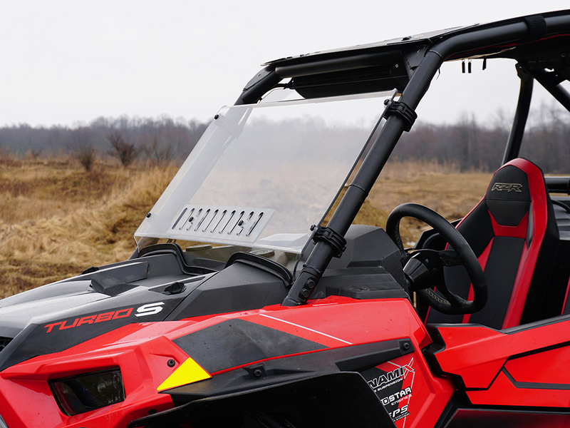 Spike RZR Turbo-S Full Venting Windshield-HC-Closeout