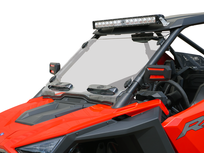 Spike Polaris RZR PRO Venting Windshield Featuring Tool-less Rapid Release