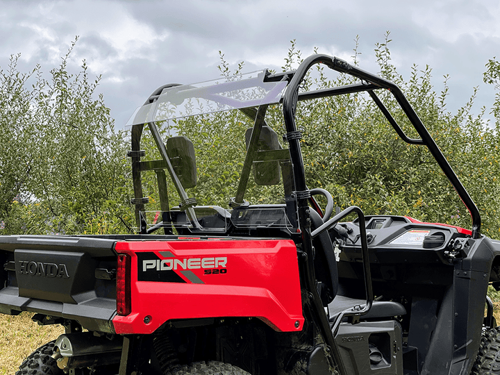 Spike Honda Pioneer 520 Rear Windshield - GP - Rugged Terrain