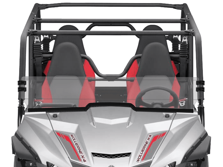 Spike Yamaha Wolverine X - 2 / X - 4 Short Windshield - HC - Closeout - Rugged Terrain
