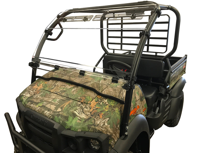 Spike Kawasaki Mule SX  Hinged Windshield W/Upper Vents-HC