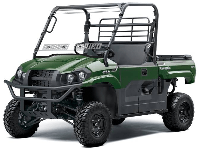 Spike Kawasaki Mule Pro - MX Full Windshield With Dual Vents - HC - Rugged Terrain