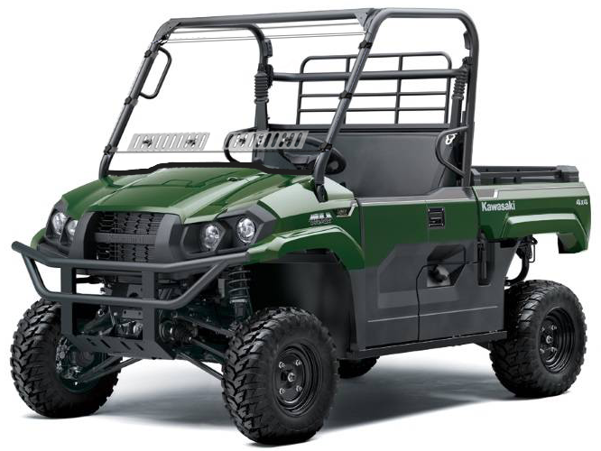 Spike Kawasaki Mule Pro-MX Full Windshield With Dual Vents-HC