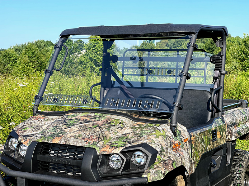 Spike Kawasaki Mule Pro-MX Full Windshield With Dual Vents-HC