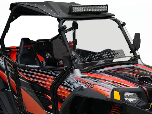 Spike Polaris RZR 570/800/900 Full Vent Windshield-HC- Closeout