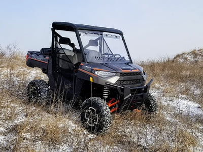 Spike Polaris Ranger Full-Size 2013-Current Scratch Resistant Multi-Vent Windshield By Spike