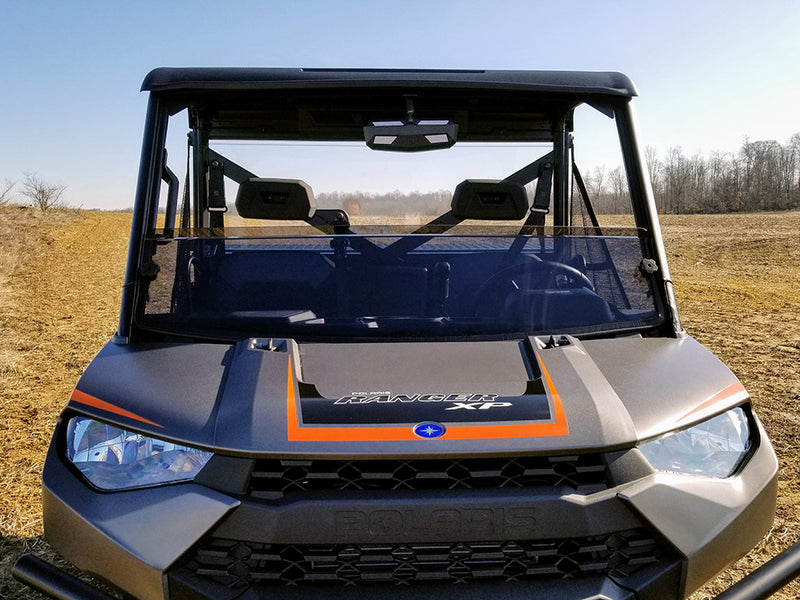 Spike Polaris Ranger Full-Size 2013-Current TINTED SHORT Windshield By Spike