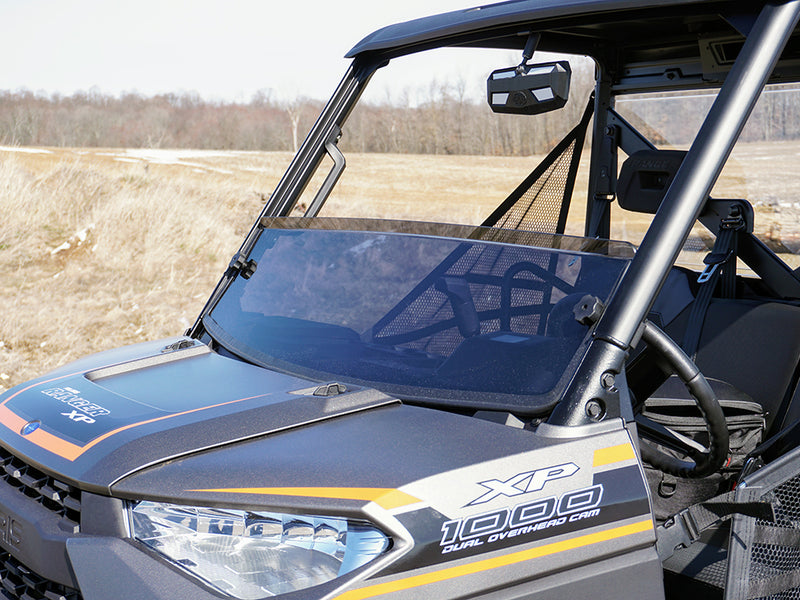 Spike Polaris Ranger Full-Size 2013-Current TINTED SHORT Windshield By Spike