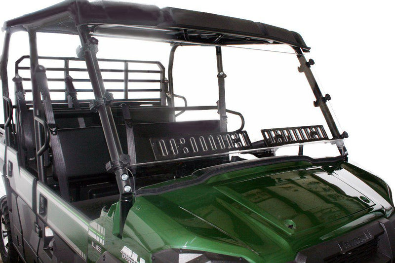 Spike Kawasaki Mule PRO-FX and FX/T Windshield W/Dual Vents-Hard Coated