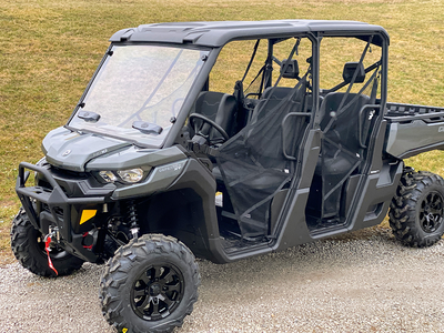 Spike Can-Am Defender Comfort Flow Venting Windshield W/Hard Coat