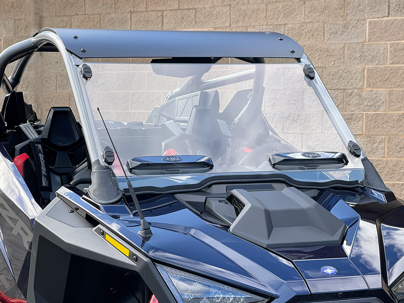 Spike POLARIS PRO-R Dual Vented Front Windshield-HC