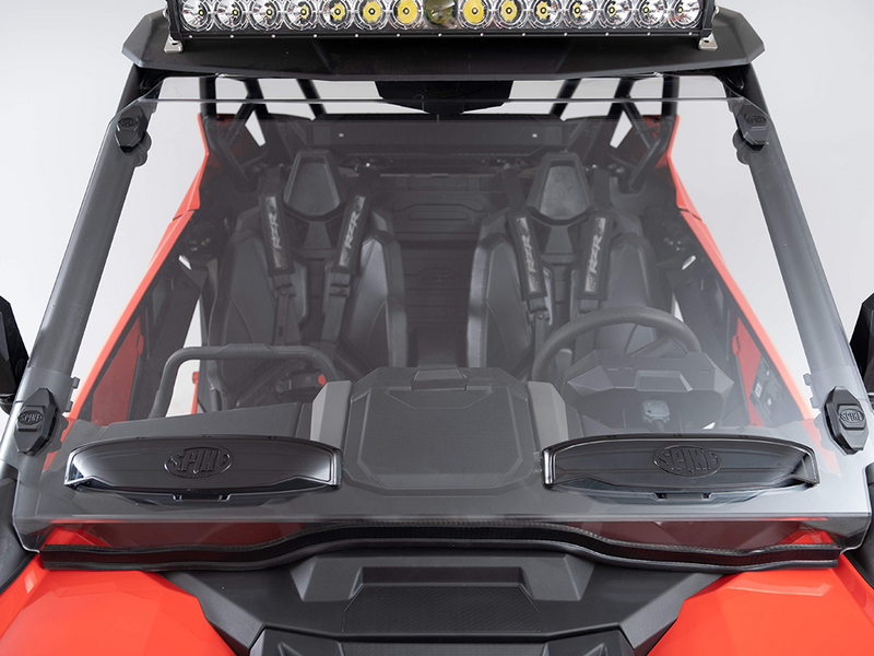 Spike Polaris RZR PRO Venting Windshield Featuring Tool-less Rapid Release