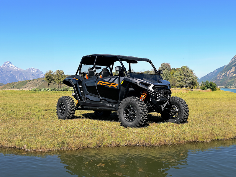 Spike Polaris RZR XP/XP-4 1000 Tinted Short Windshield-GP