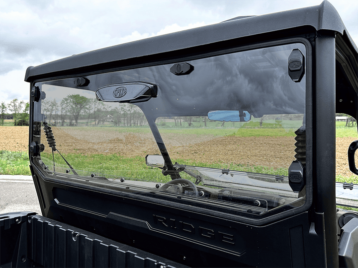 Spike Kawasaki Ridge Tinted Rear Shield With Adjustable Vent - Rugged Terrain