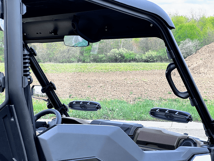 Spike Kawasaki Ridge Full Windshield With Comfort Flow Vents - Rugged Terrain