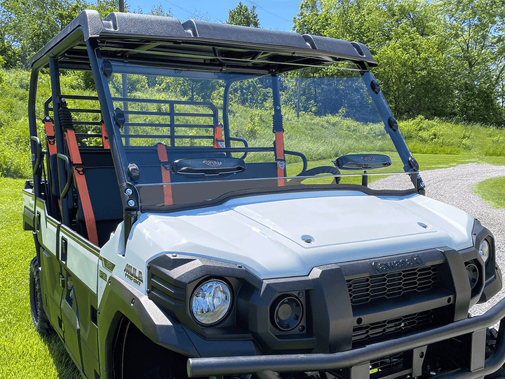 Spike Kawasaki Mule PRO - FX and FX/T Windshield W/Comfort Flow Vents - Hard Coated - Rugged Terrain