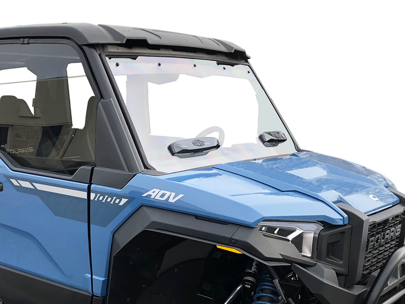 Spike Polaris Xpedition Hard Coated Full Windshield W/ComfortFlow Vents