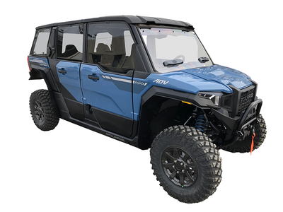 Spike Polaris Xpedition Hard Coated Full Windshield W/ComfortFlow Vents