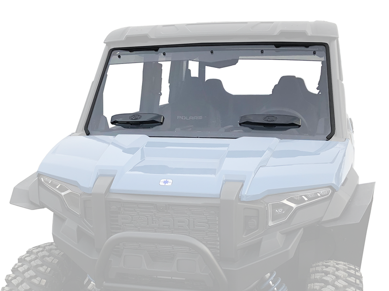 Spike Polaris Xpedition Hard Coated Full Windshield W/ComfortFlow Vents