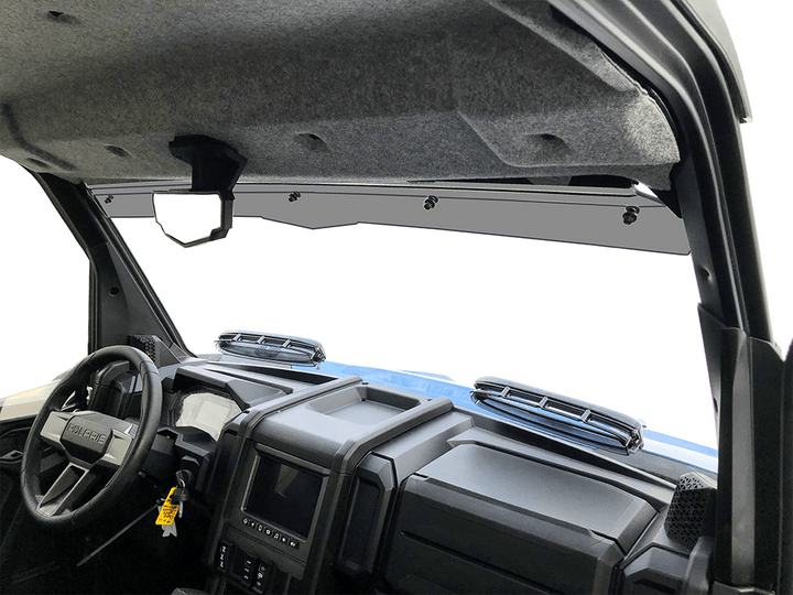 Spike Polaris Xpedition Hard Coated Full Windshield W/ComfortFlow Vents - Rugged Terrain