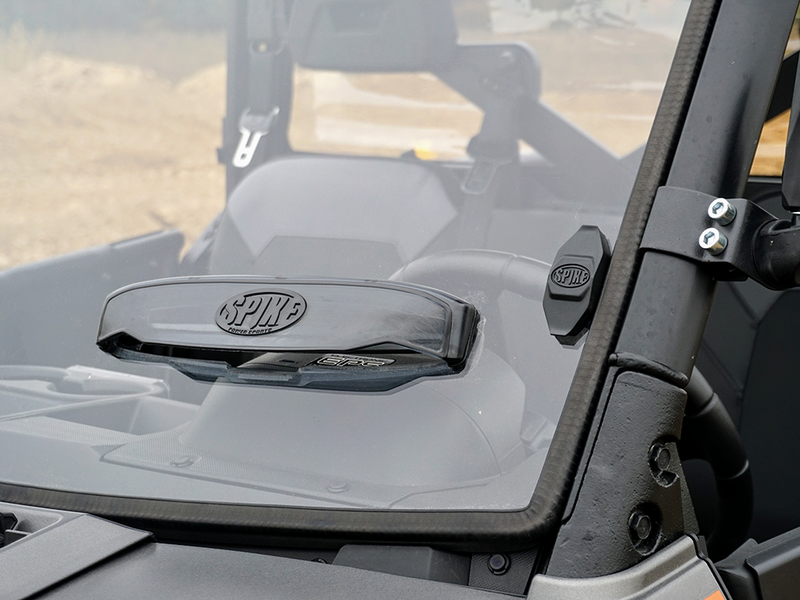 Spike Polaris Ranger Full Size (Pro-Fit) Venting Windshield With TRR (Tool-Less-Rapid-Release) Mounting System