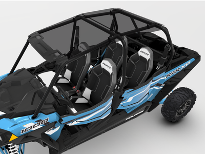 Spike Polaris RZR 4 900/1000 Tinted Polycarbonate Roof- Closeout