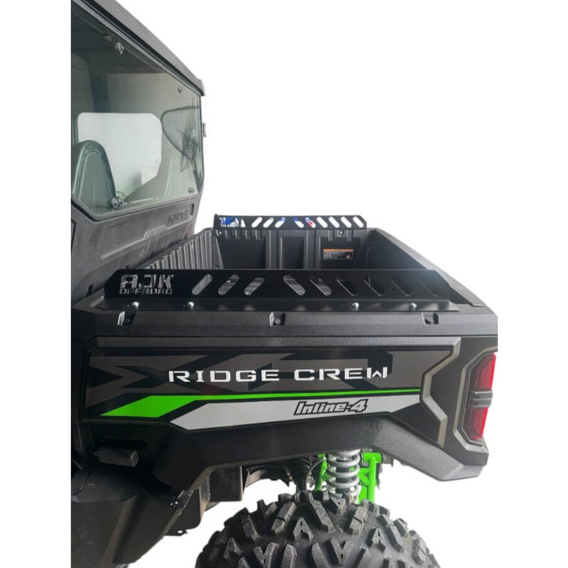 AJK Offroad Bed Rails for Kawasaki Ridge Installed