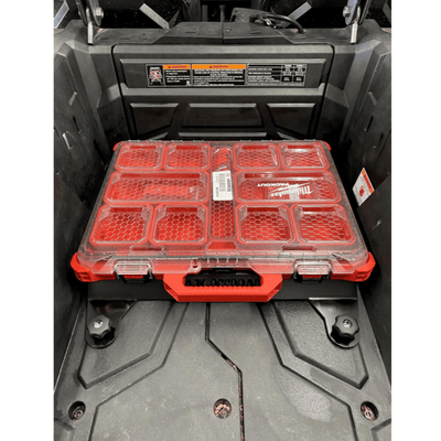 AJK Offroad Short Milwaukee Packout Mount for Polaris RZR XP 1000, XP Turbo & Turbo S - Rugged Terrain